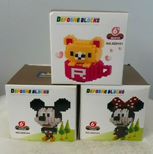 Deforme Blocks Mickey Mouse / Rilakkuma